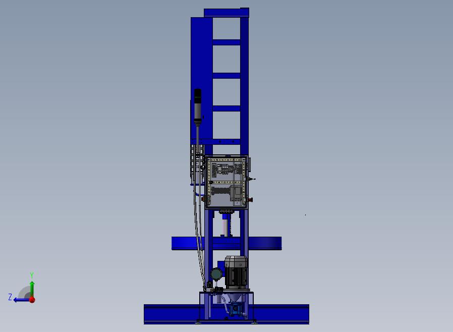 B16-举升液压机右视图