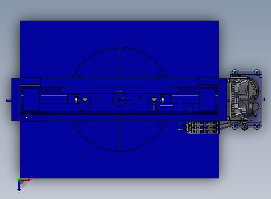 B16-举升液压机俯视图