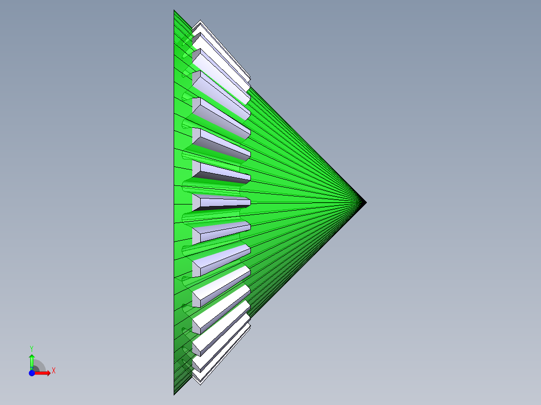 5_CATIA蜗轮蜗杆齿轮齿条前视图