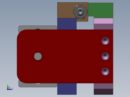 非标滑台气缸461460左视缩略图