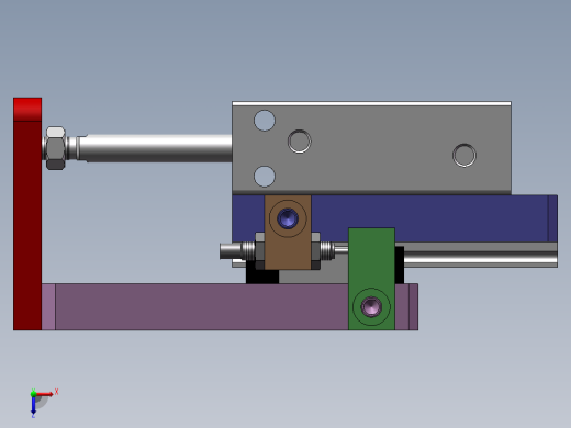 非标滑台气缸461460俯视缩略图