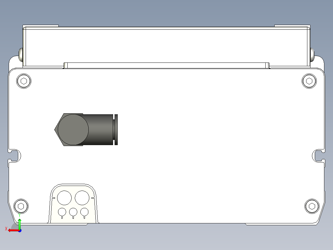 Toyo东佑达直线模组-ECH17-250-BC-750W+煞車-A2-本體移動后视图