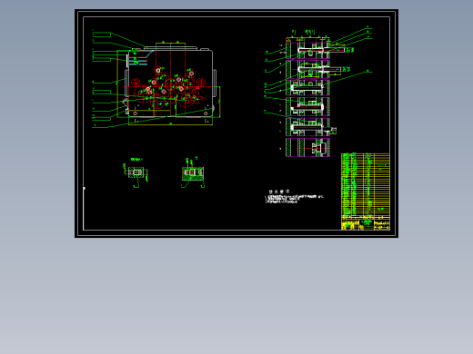 1E52FM左曲轴箱双面钻专用机床左主轴箱设计