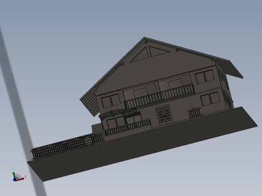不错的别墅，带车库和花园（SW2012，含特征）