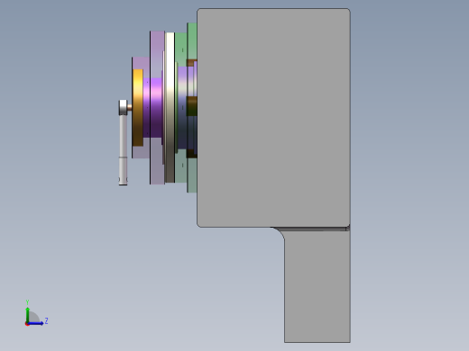 采煤机摇臂低速区轴承故障分析左视缩略图