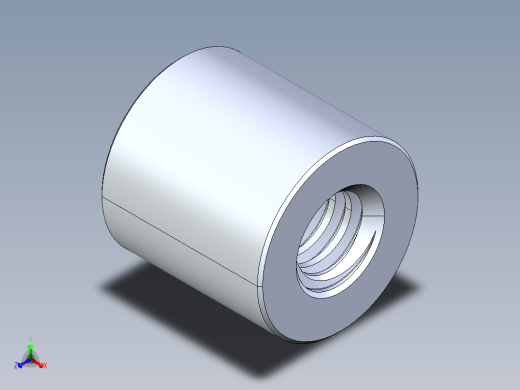公制梯形螺母-TR30x6x60x60.STEP