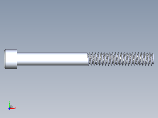 粗螺纹 SHCS 螺钉-SHCS 10-24.x2.STEP前视缩略图