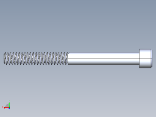 粗螺纹 SHCS 螺钉-SHCS 10-24.x2.STEP后视缩略图