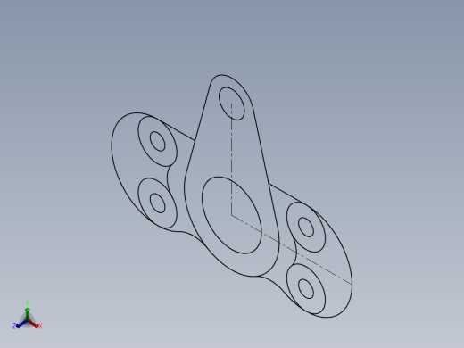 SW建模练习题-practice 5正等轴测缩略图