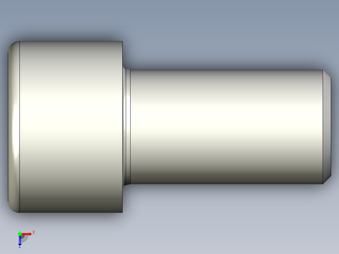 螺钉-DIN_912-M22x40.stp俯视图