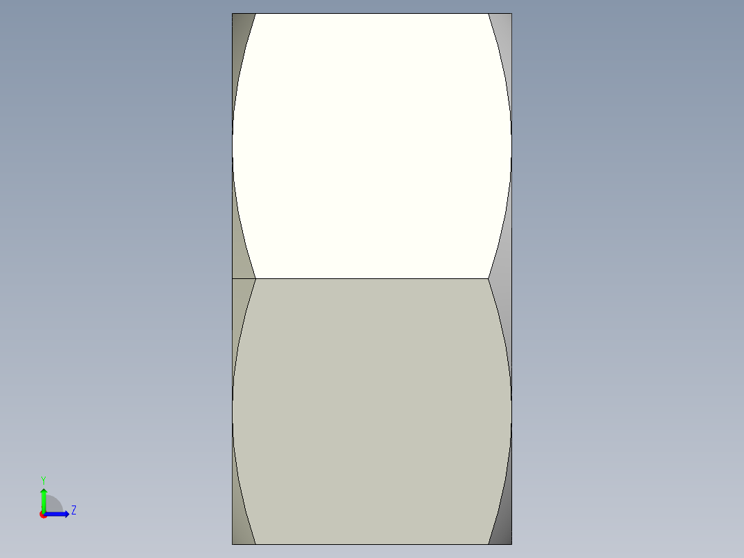 DIN 934 螺母-M36 Nut.STEP左视图