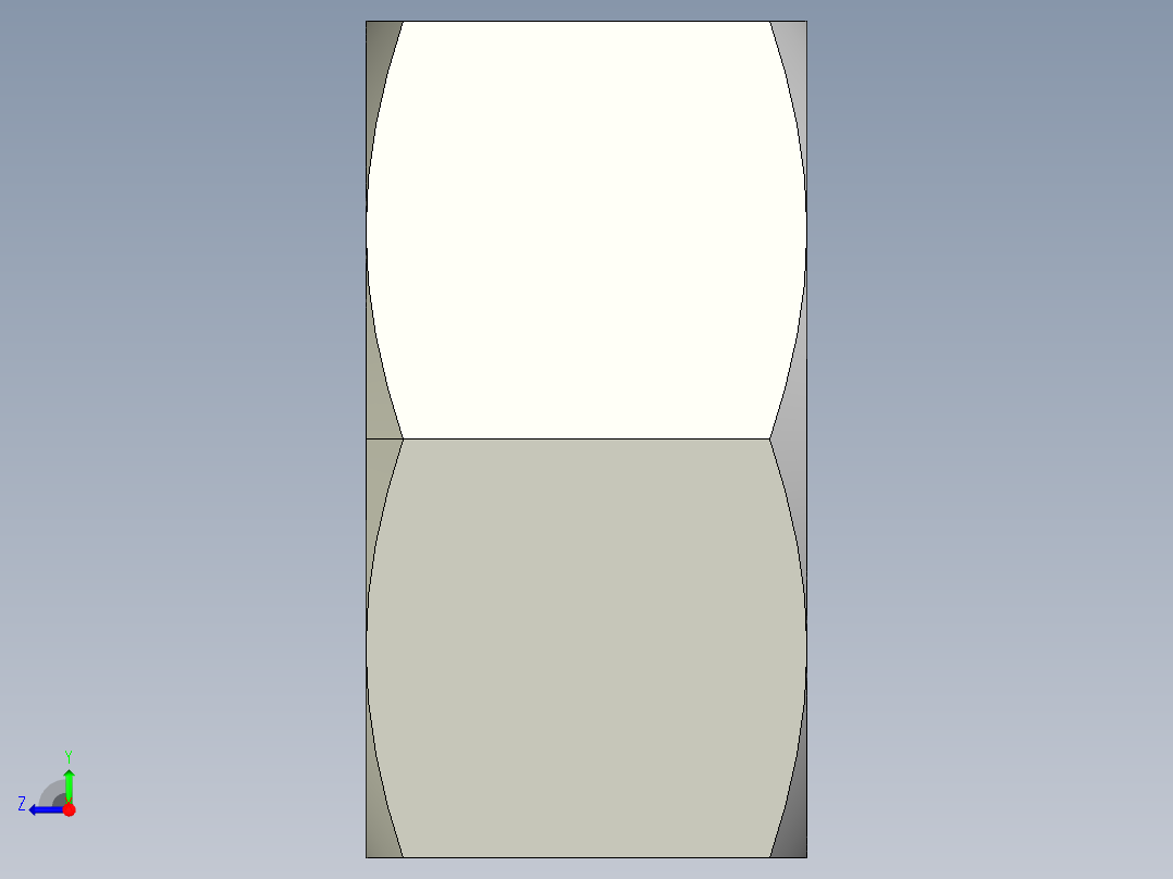 DIN 934 螺母-M36 Nut.STEP右视图