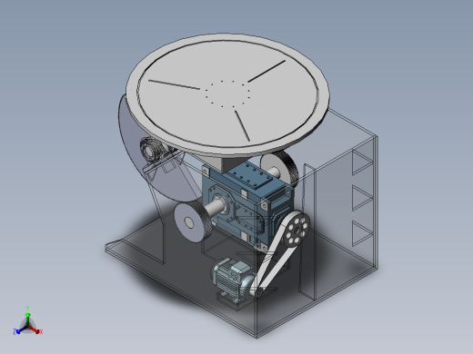 焊接变位机正等轴测缩略图