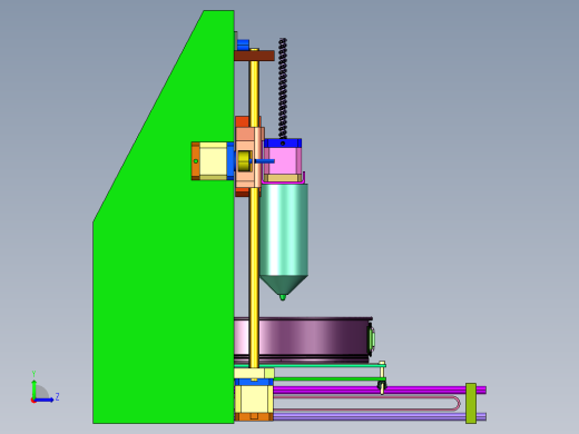 三轴单头针筒自动涂胶设备左视缩略图