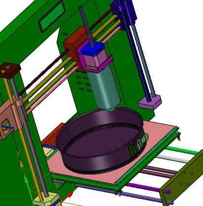 三轴单头针筒自动涂胶设备