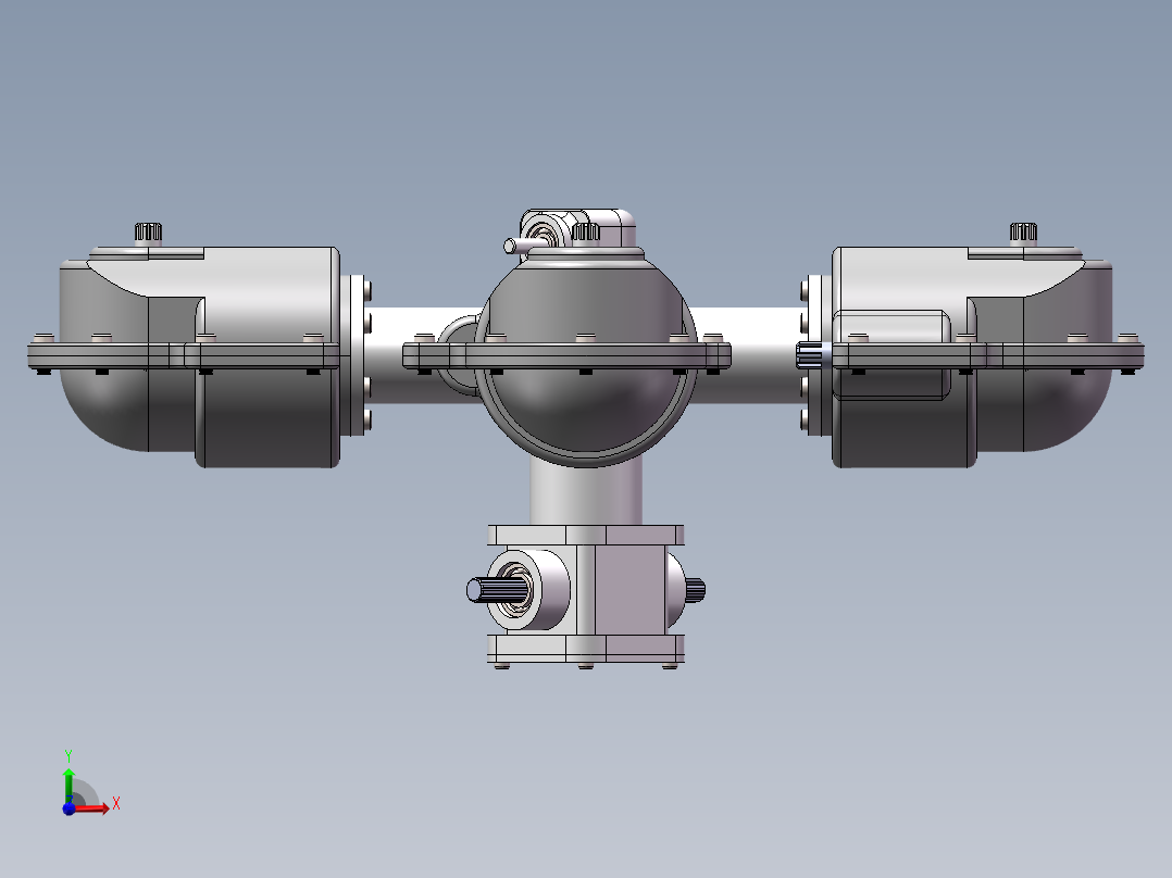 变速机模型前视图