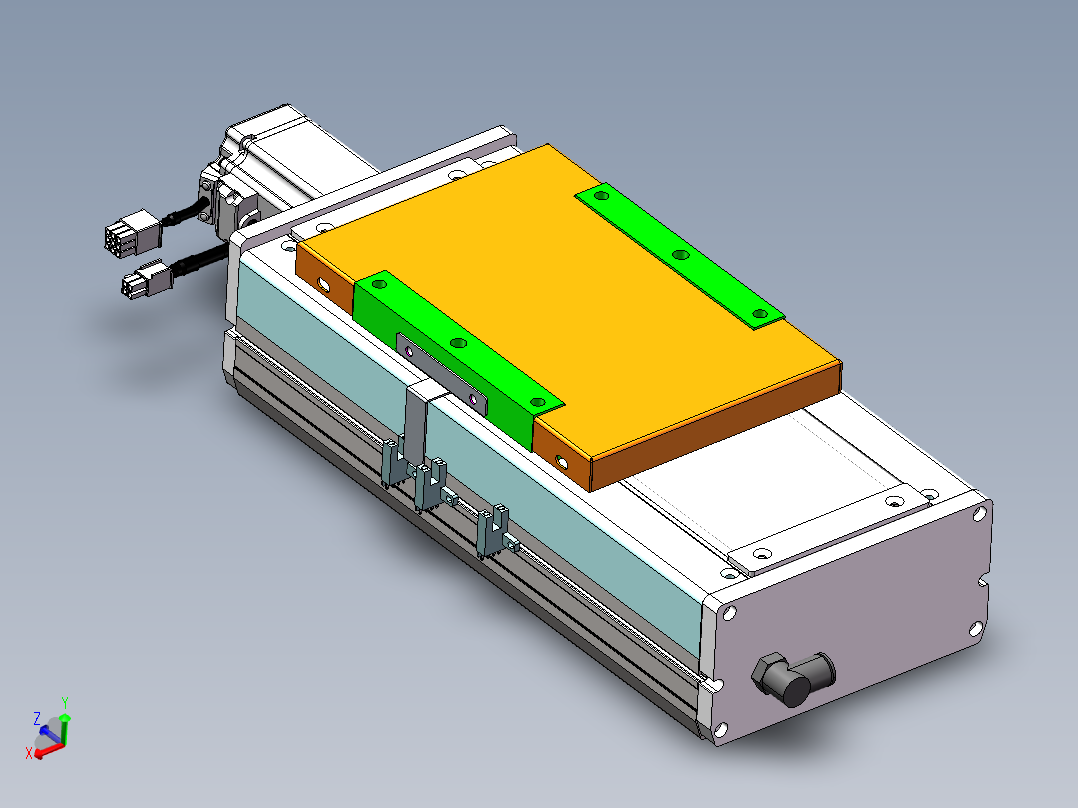 MCH丝杆全封闭MCH17-BC-400W主视图