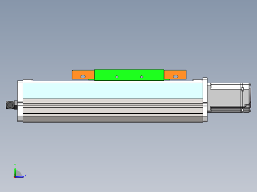 MCH丝杆全封闭MCH17-BC-400W左视缩略图