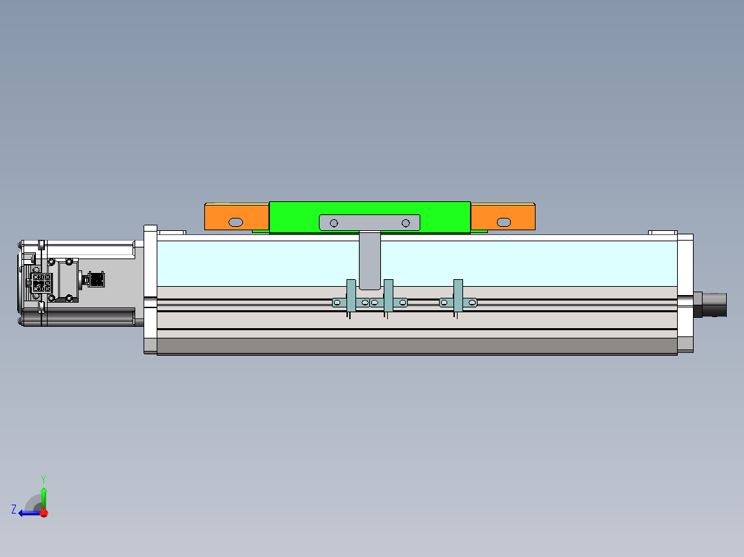 MCH丝杆全封闭MCH17-BC-400W右视图