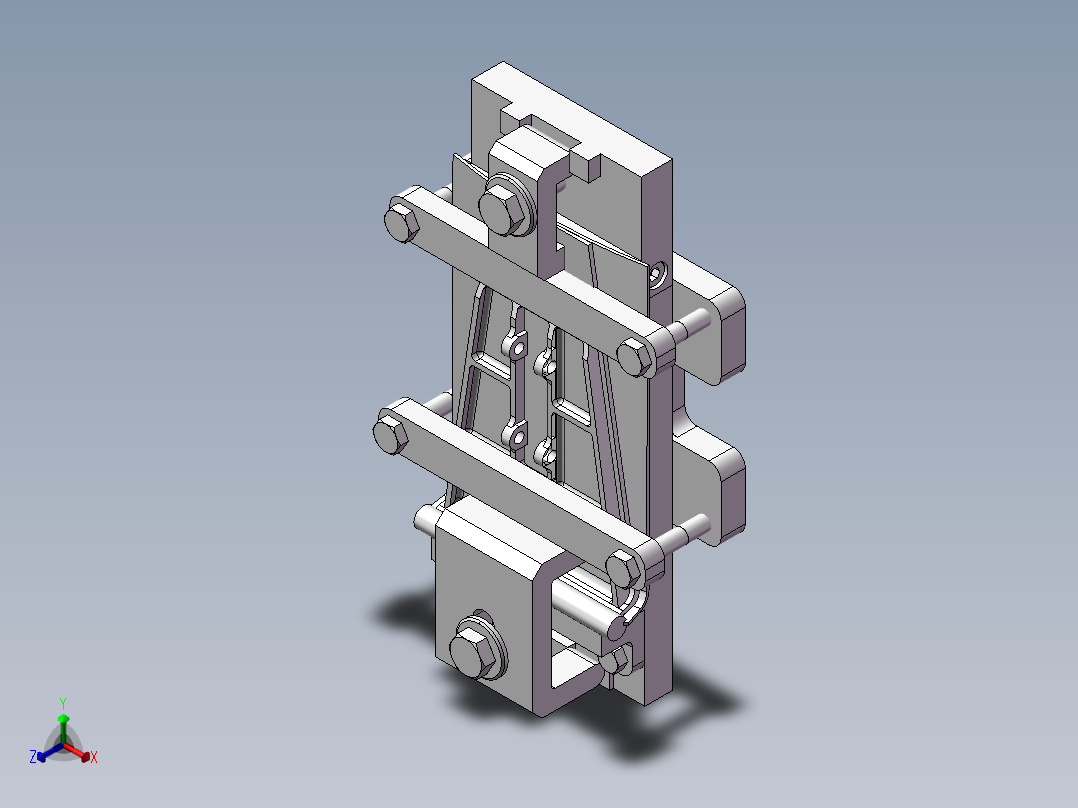工装治具 3D正等轴测图