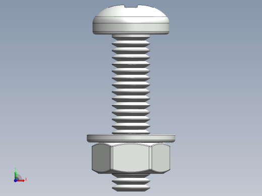 紧固件-M4-0.70 Round Head