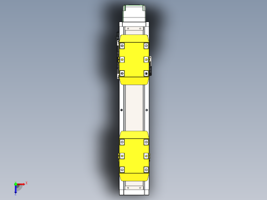 GTH内嵌丝杆全封闭GTH8S-BM-200W俯视缩略图
