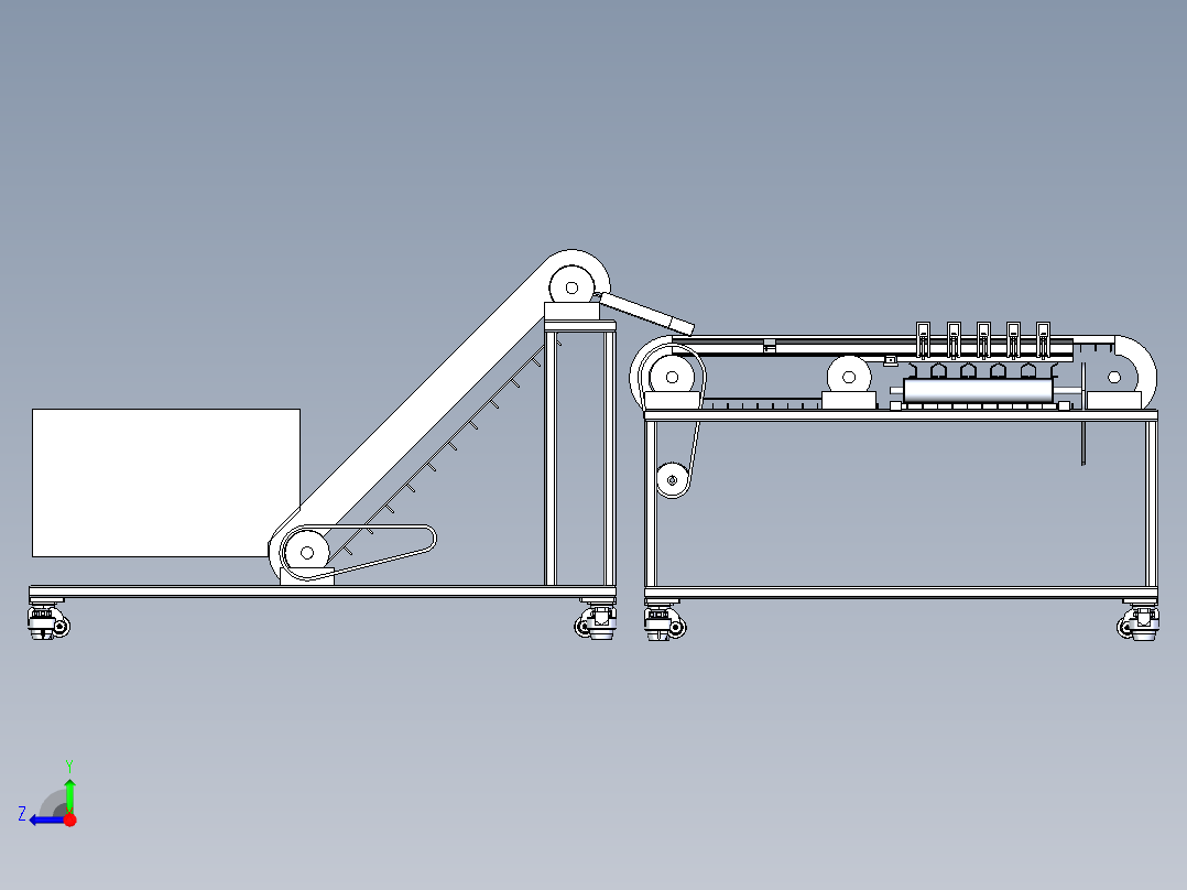 51冬枣筛选设备右视图