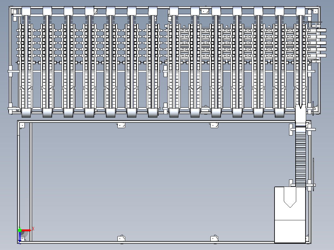 51冬枣筛选设备俯视图