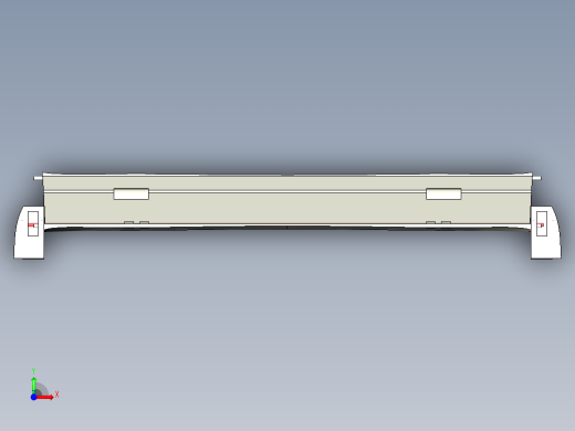 智能汽车尾翼运动机构设计前视缩略图