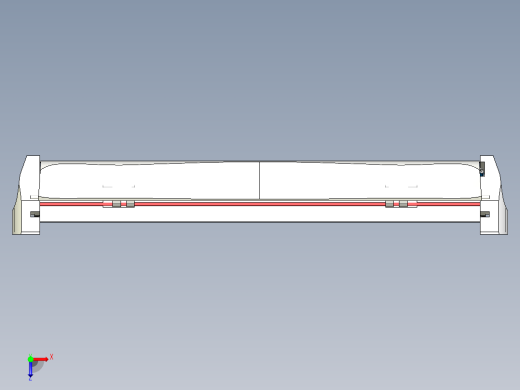 智能汽车尾翼运动机构设计俯视缩略图