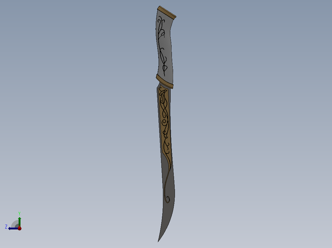 剑、宝剑(151)右视图