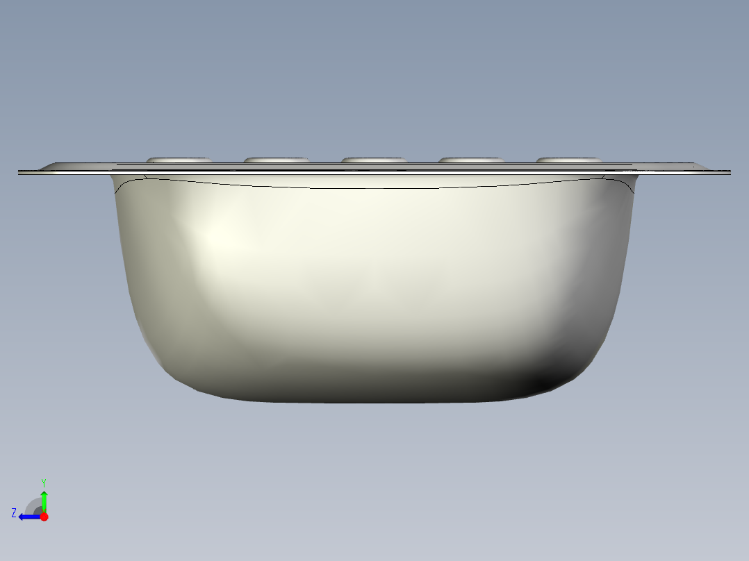 水槽、不锈钢水槽(47)右视图