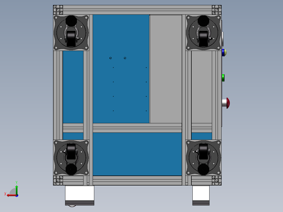 铆钉铆接牢固性检测sw18可编辑后视图