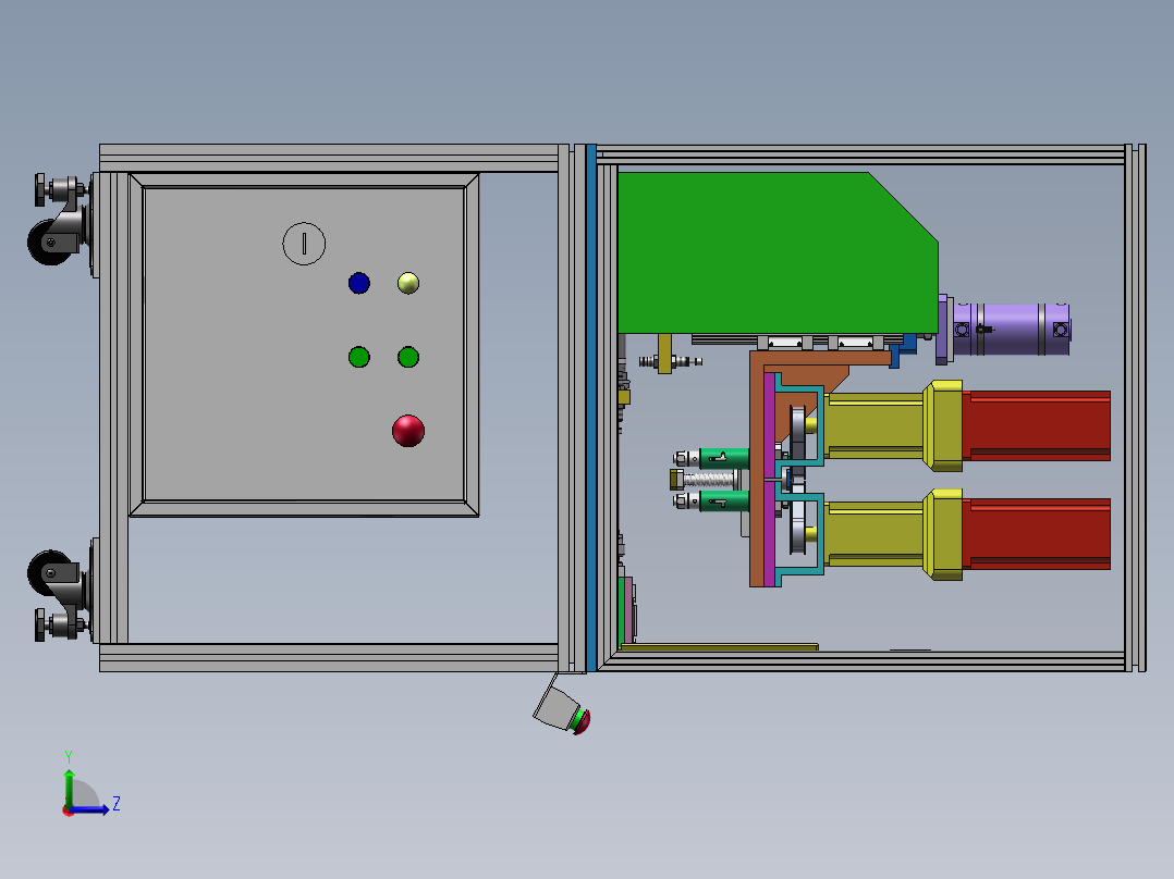 铆钉铆接牢固性检测sw18可编辑左视图