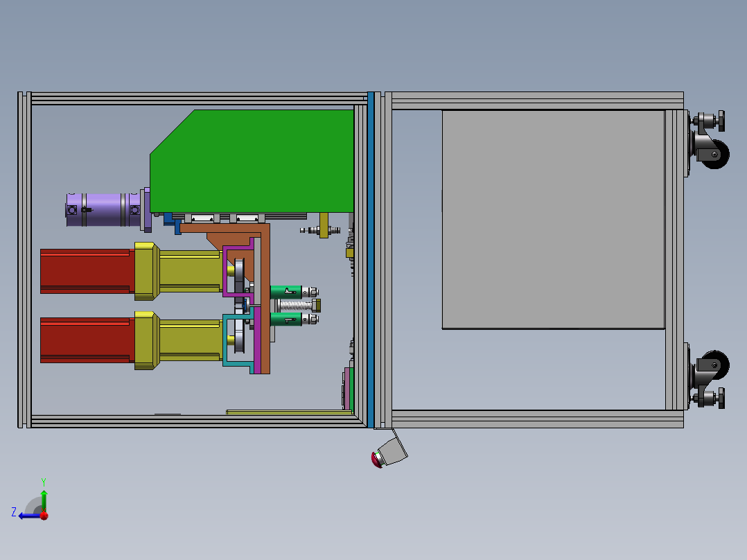 铆钉铆接牢固性检测sw18可编辑右视图