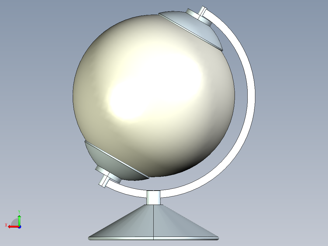 创意台灯设计后视图