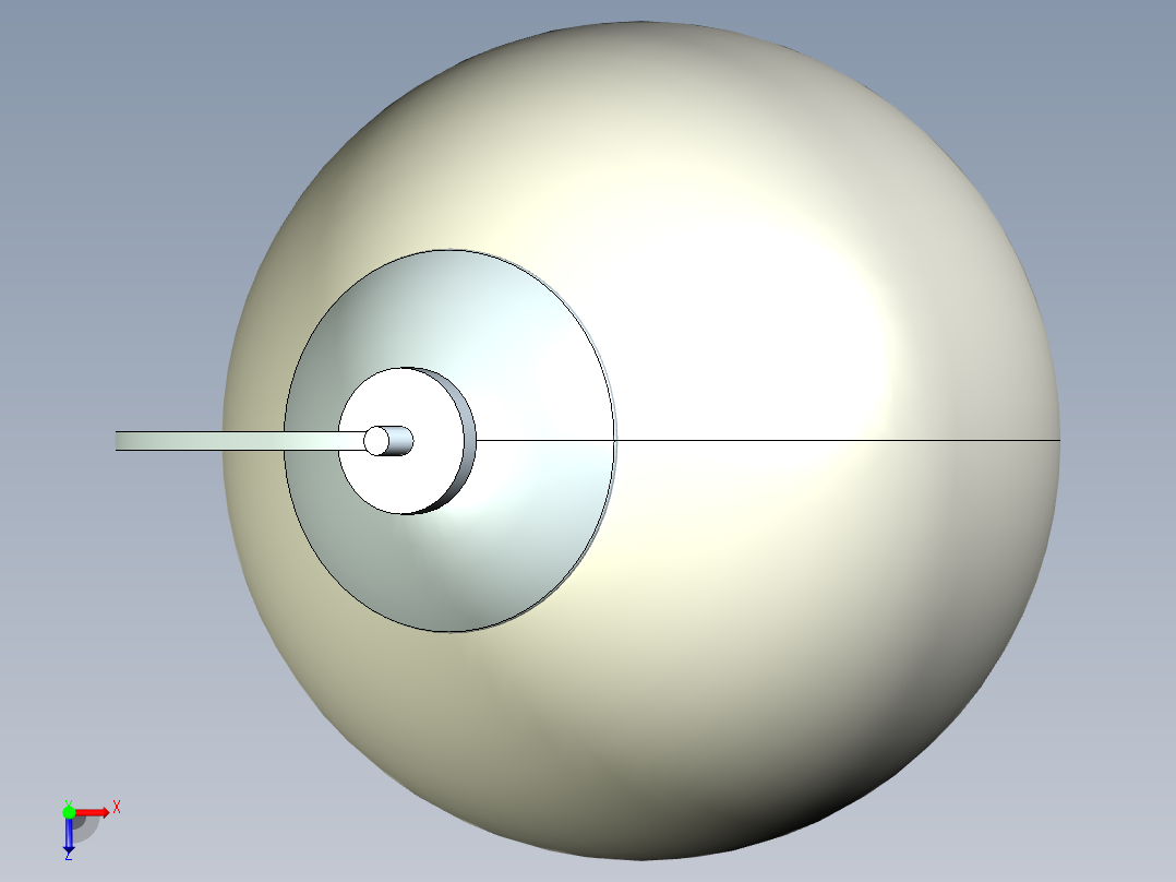 创意台灯设计俯视图