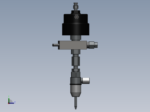 水切割机刀头组件左视缩略图
