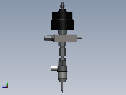 水切割机刀头组件右视缩略图