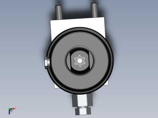 水切割机刀头组件俯视缩略图