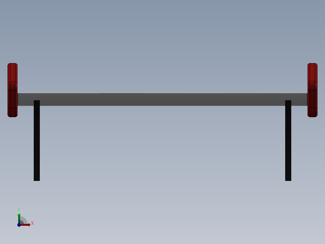 汽车尾翼(4)前视图