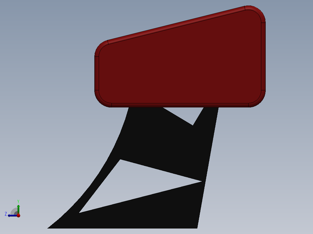 汽车尾翼(4)右视图