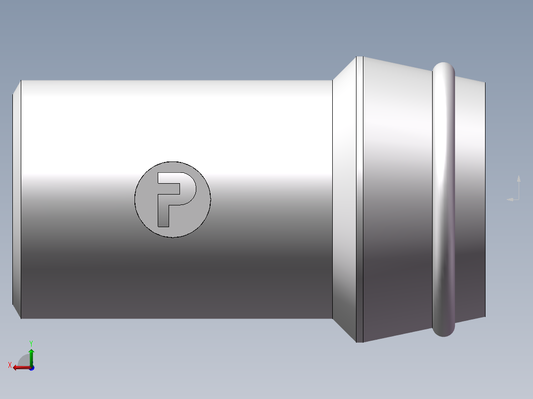 90度焊接接头、SKA25X3后视图