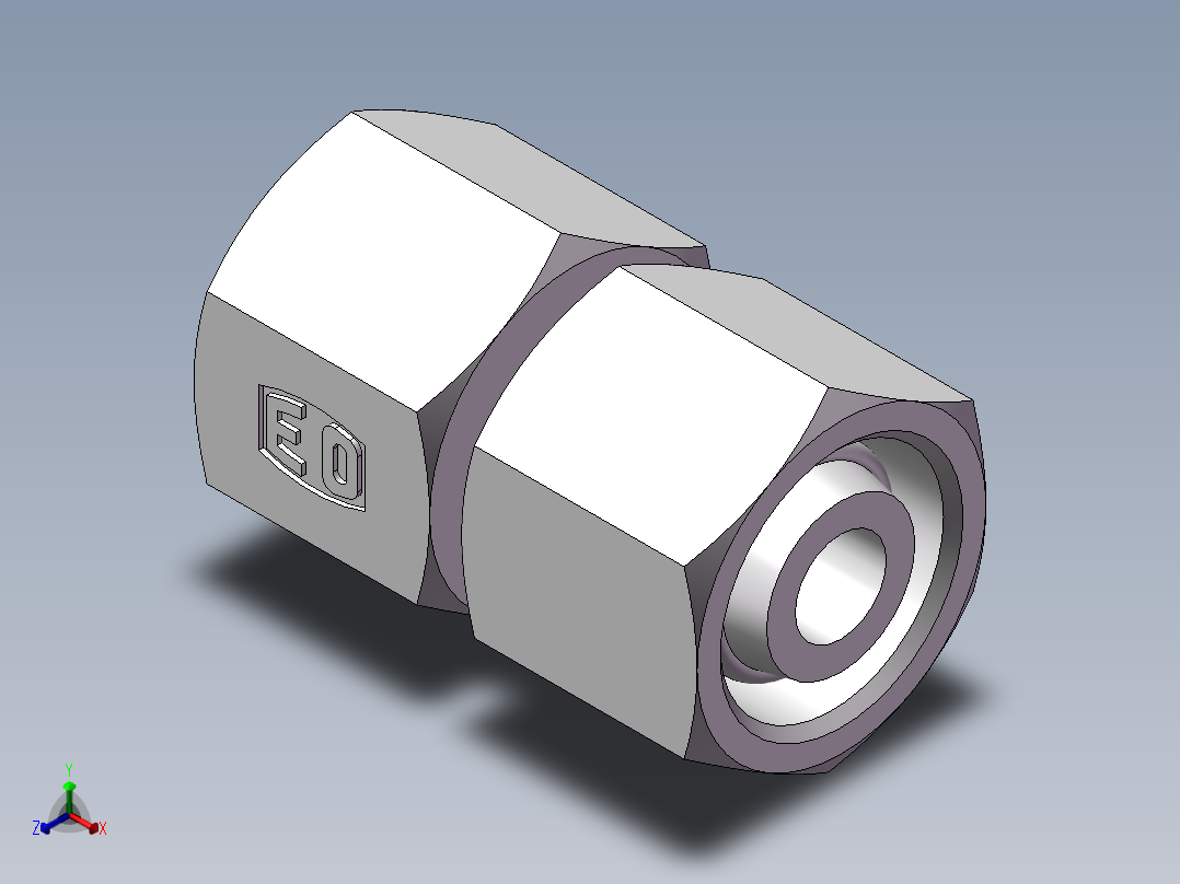 3C+3D 组合接头、3C-16正等轴测图