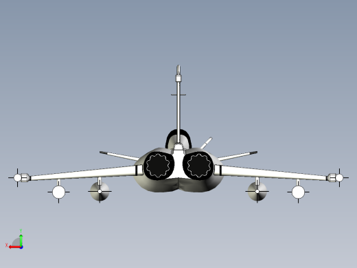B3004183-Rafale 战斗机后视缩略图