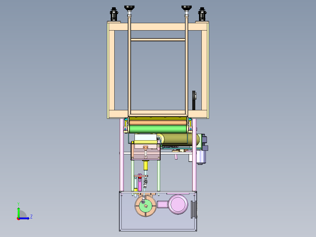 馒头切面机左视图