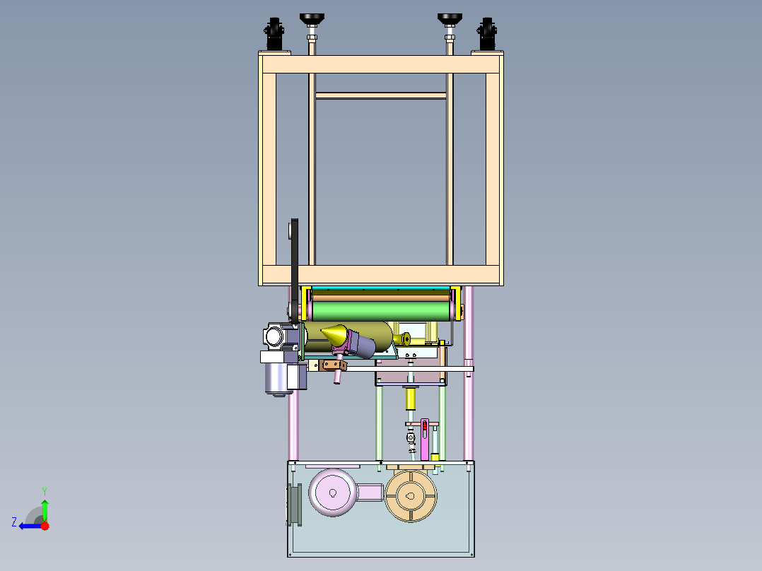 馒头切面机右视图