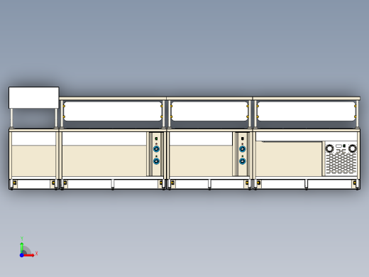 B3004161-快餐保温菜品柜前视缩略图
