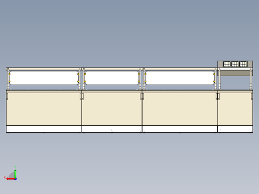 B3004161-快餐保温菜品柜后视缩略图