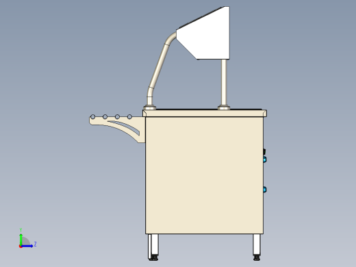 B3004161-快餐保温菜品柜左视缩略图